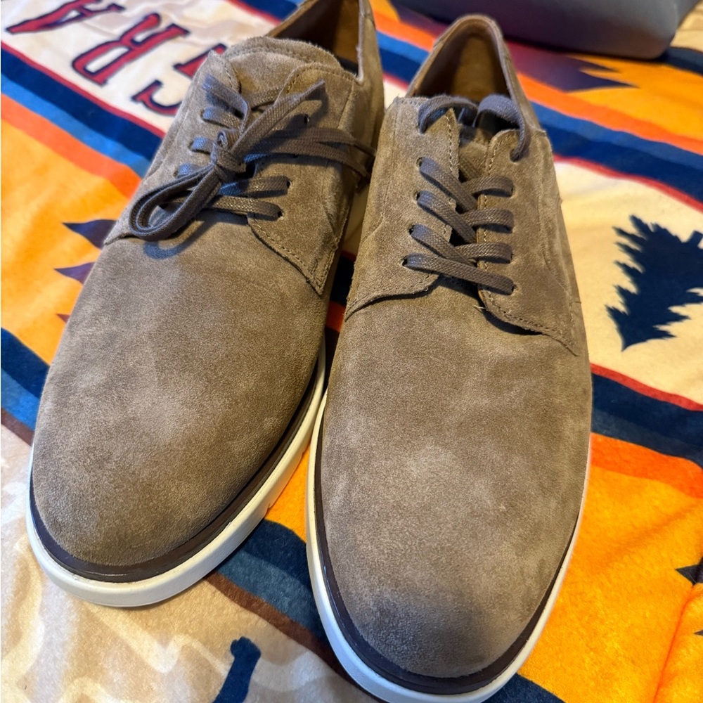 Allen Edmonds Carson Hybrid Derby Suede Oxfords